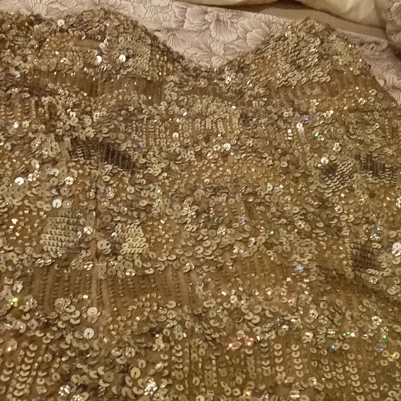 Silver squence dress - Picture 3 of 3